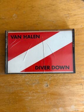 Van Halen Diver Down Vintage Cassette Tape 1982 Warner Bros. (9107)
